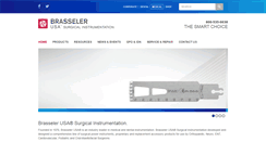 Desktop Screenshot of brasselerusamedical.com